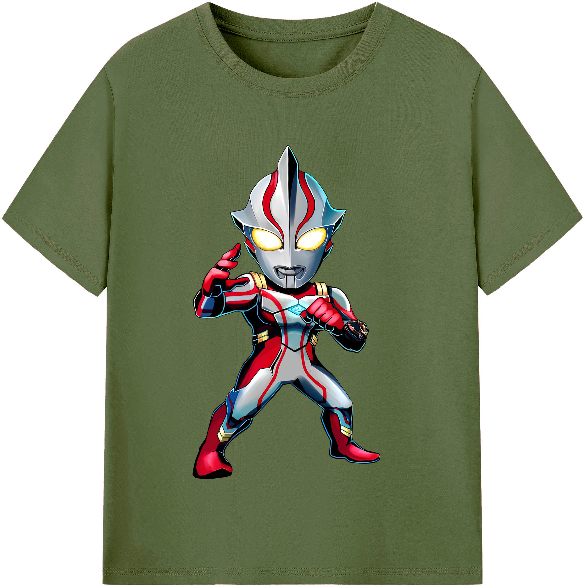 （画像用） ウルトラマン Ultraman 綿100％半袖Tシャツ（フロントプリント）